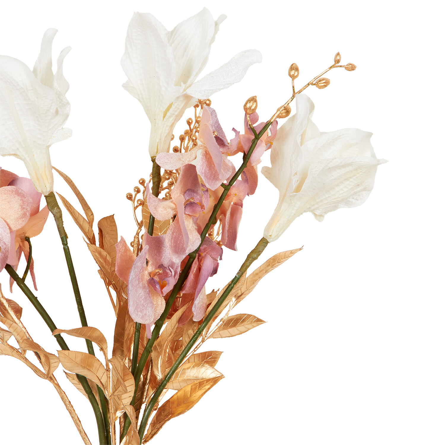 Velvet Lily and Orchid Bouquet - Multicolour Image 3