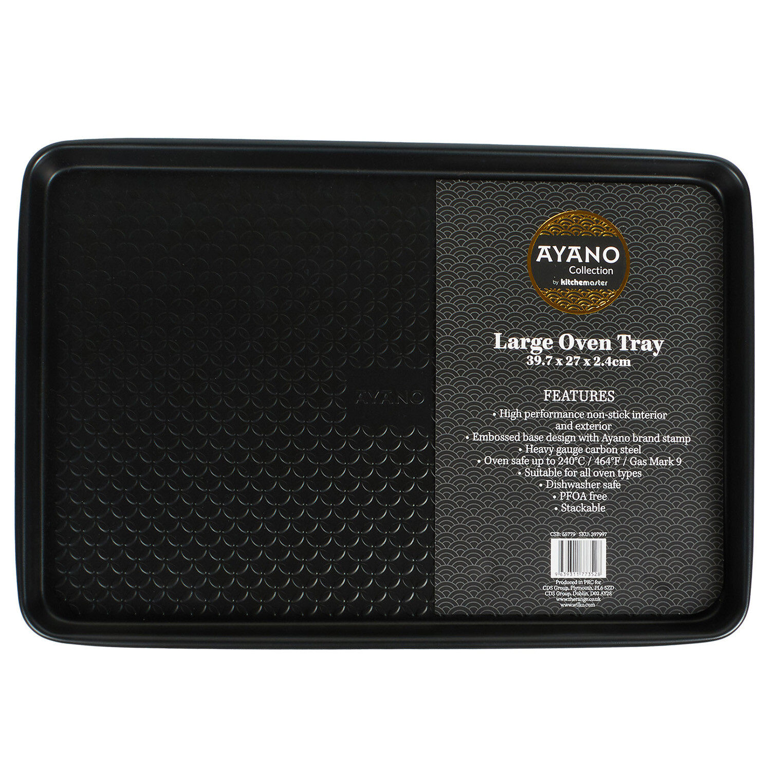 Ayano Oven Tray - Black / Large Image 1