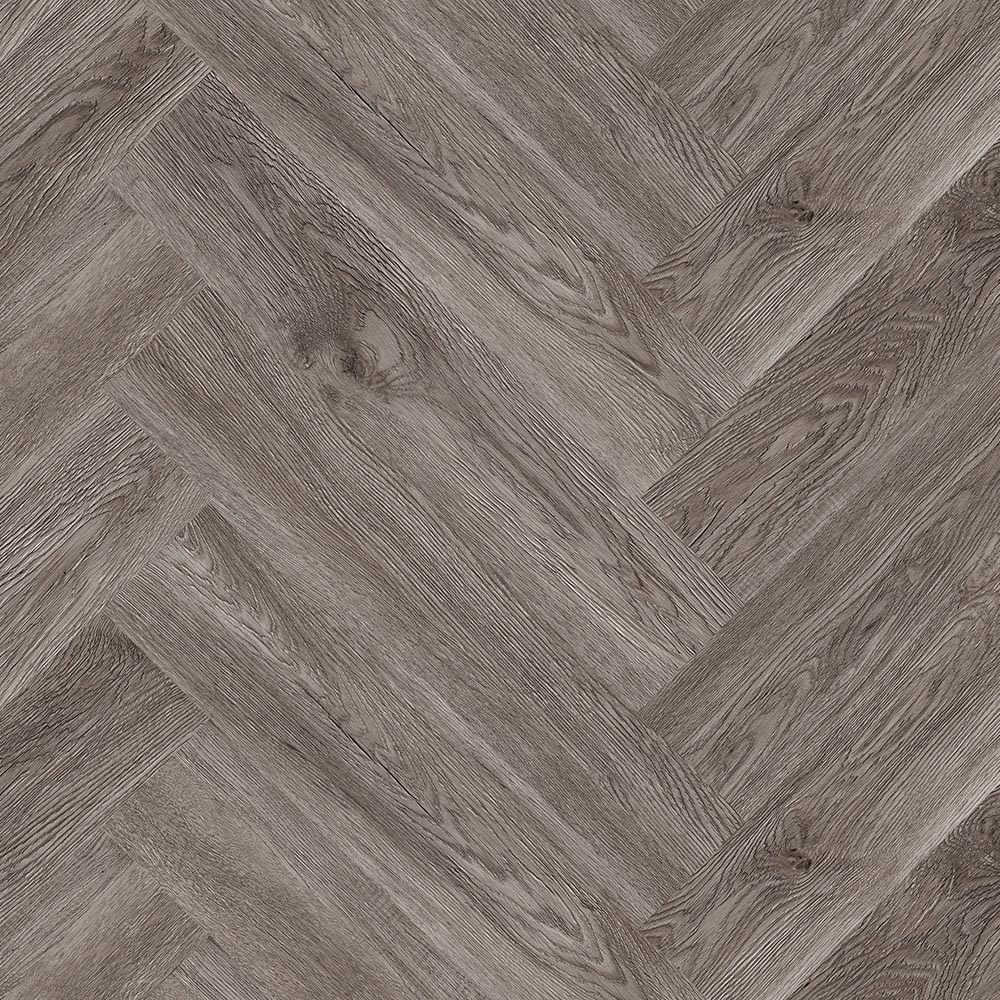 Kraus Langley Grey Herringbone Rigid Core Luxury Vinyl Floor Tile 30 Pack Image 2