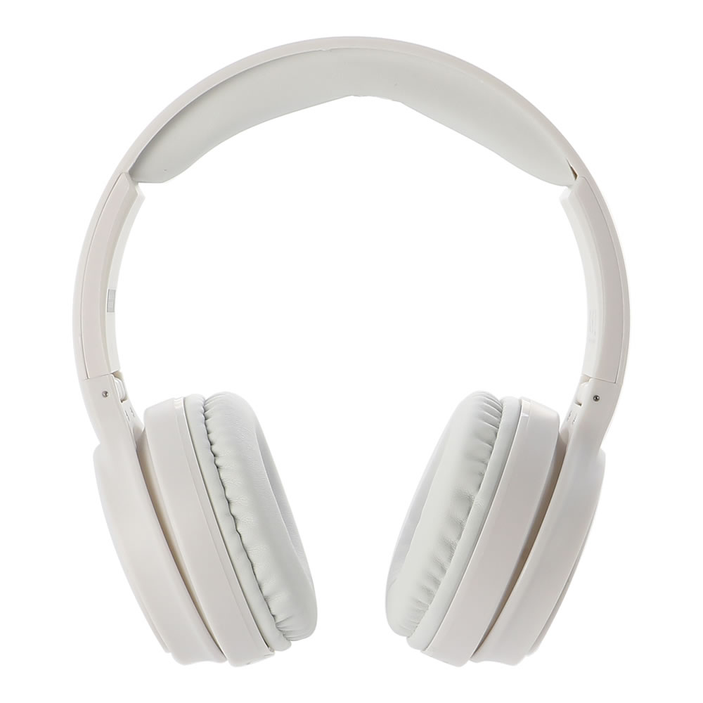 Wilko White Wireless Headphones Image 3