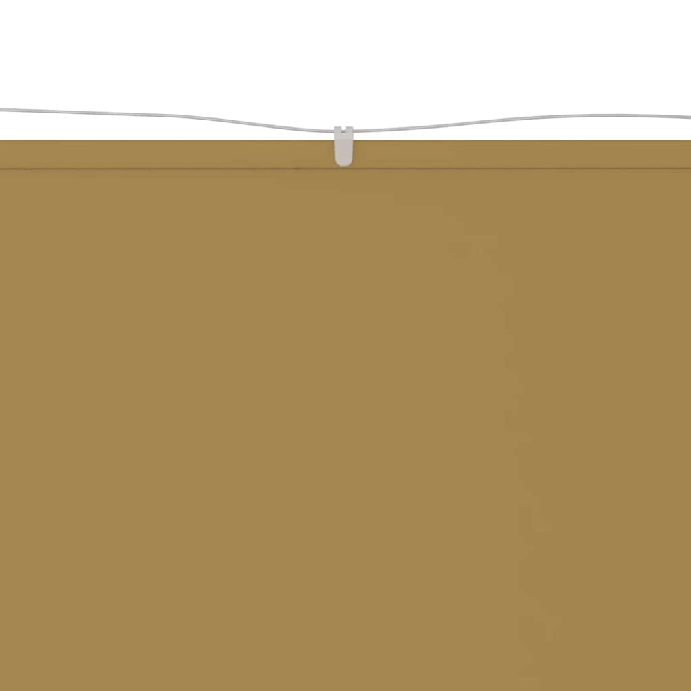 vidaXL Beige Oxford Fabric Vertical Awning 1 x 10m Image 5