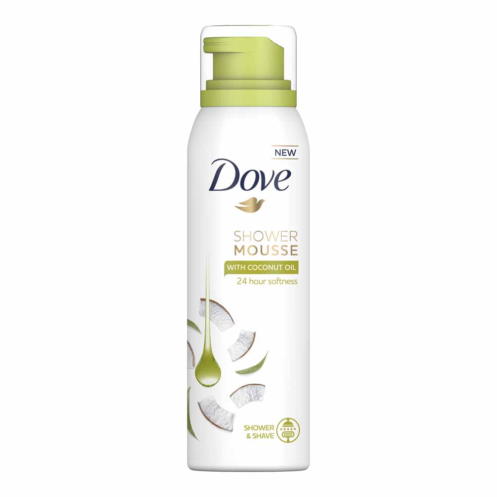 Dove with Coconut Oil Shower & Shave Mousse 200ml Image 2