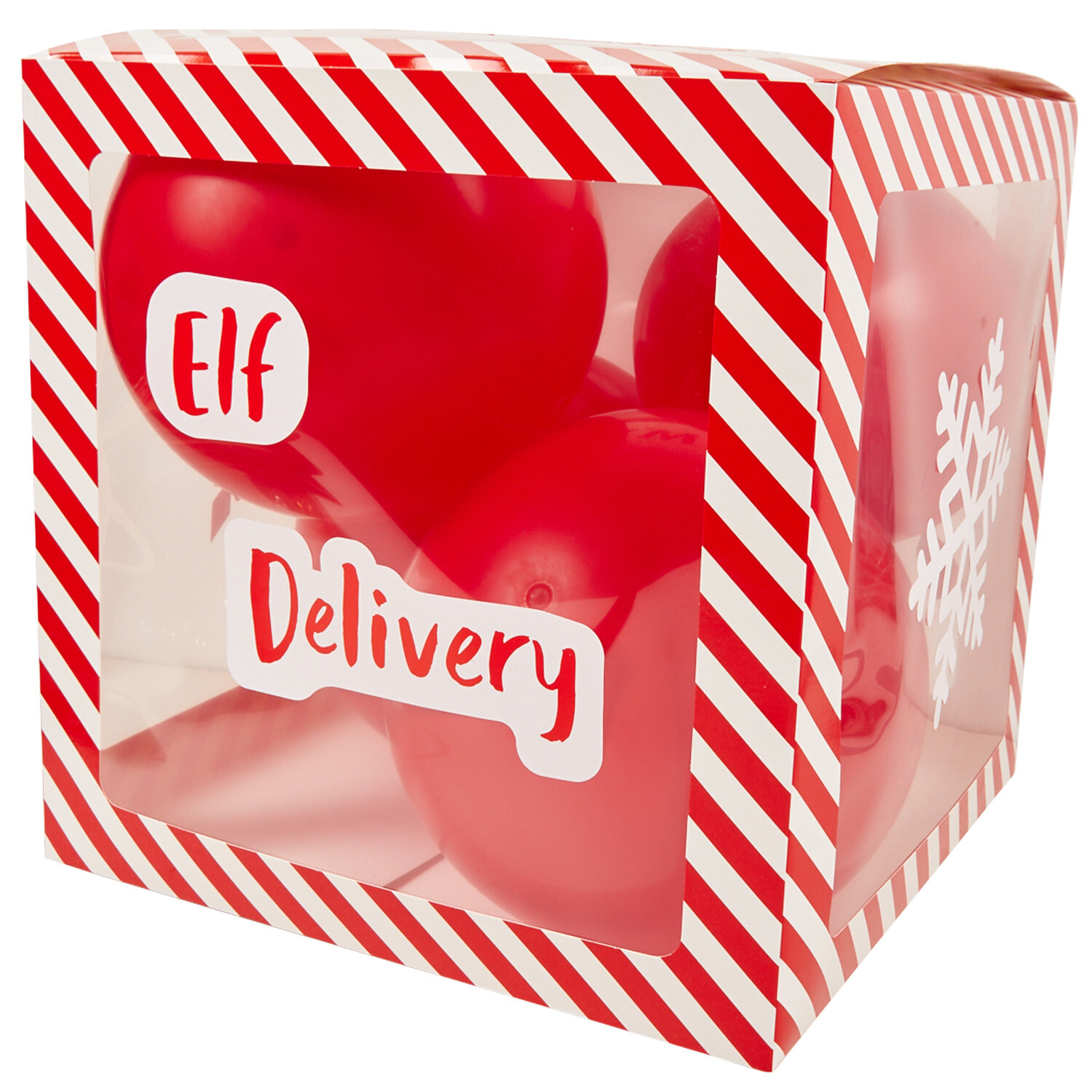 Elf Arrival Balloon Box - Red Image 4