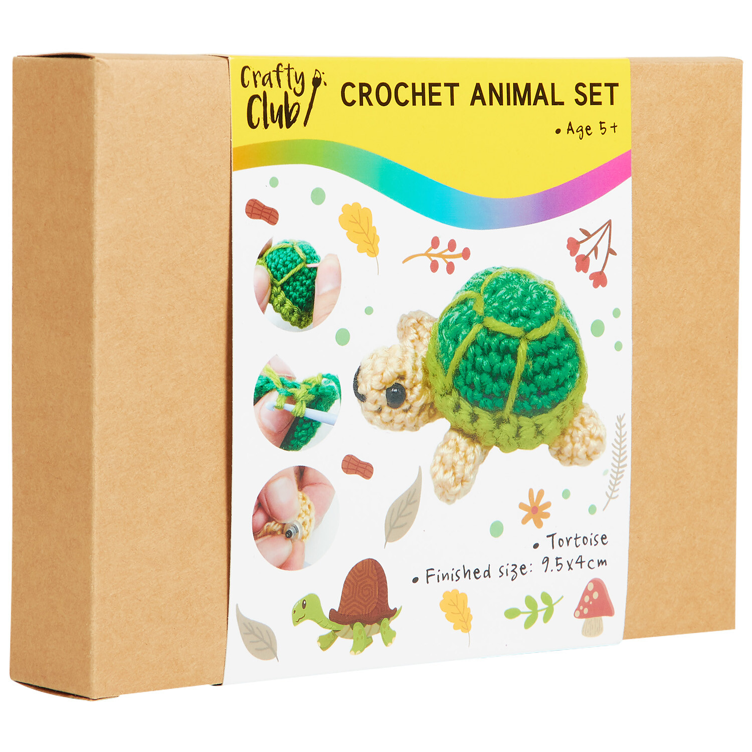 Crochet Animal Set - Multicolour Image 13