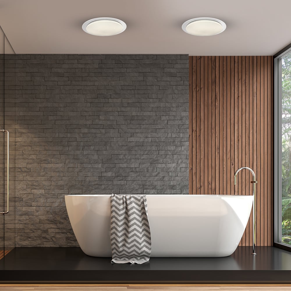 Milagro Ontario White Ceiling Lamp 230V Image 2