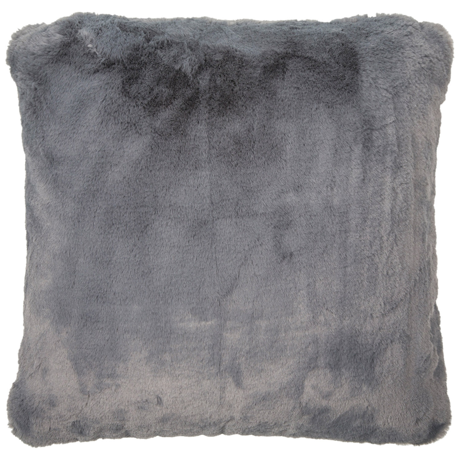 Divante Grey Rabbit Faux Fur Cushion 45 x 45cm Image