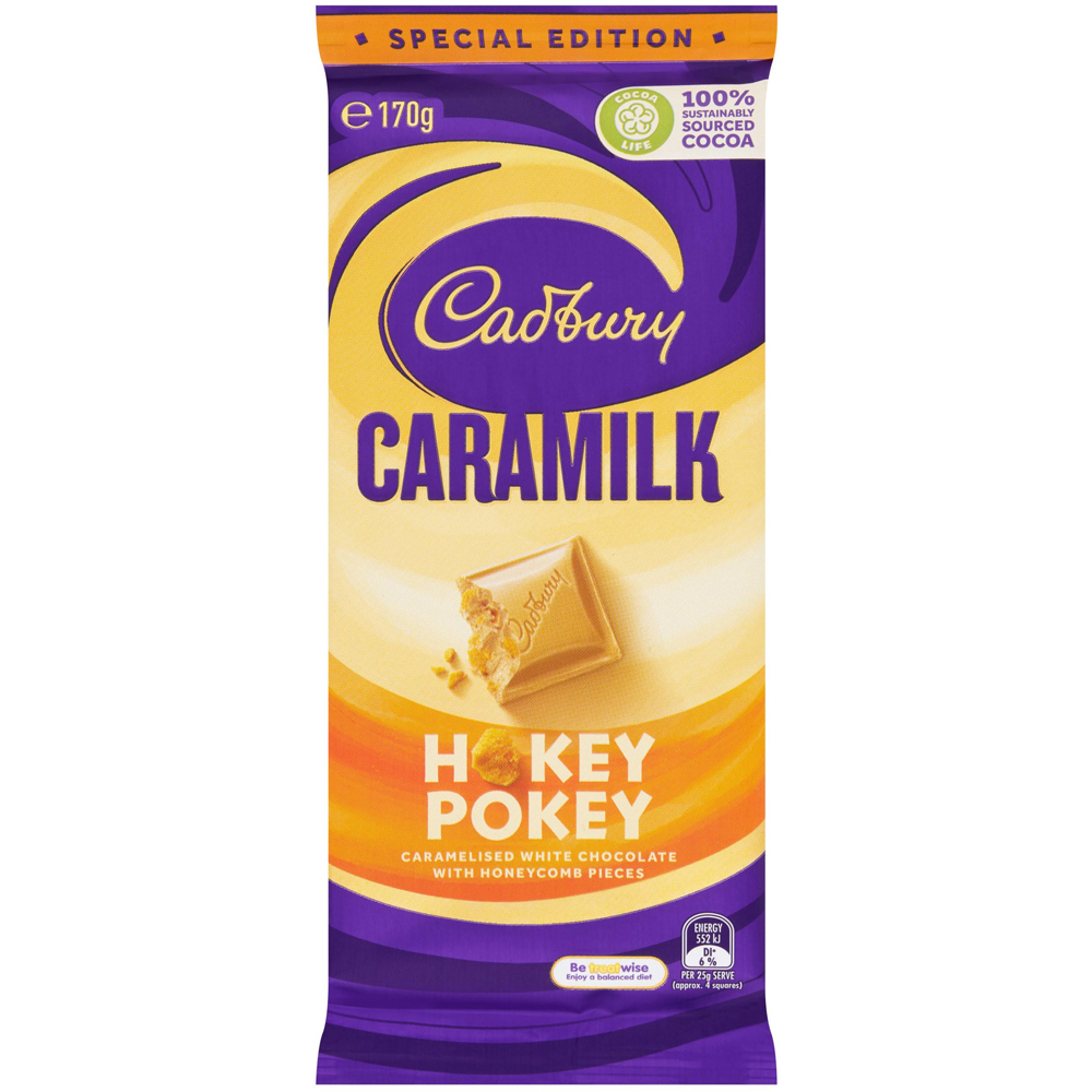 Cadbury Caramilk Hokey Pokey Bar 170g Image