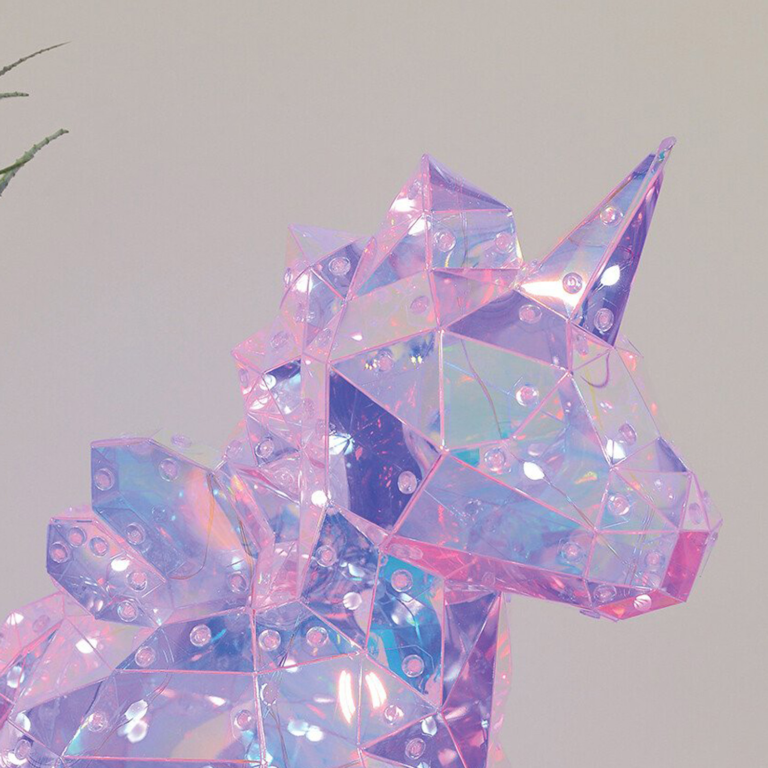 Crystal Effect Iridescent Unicorn Light Image 6