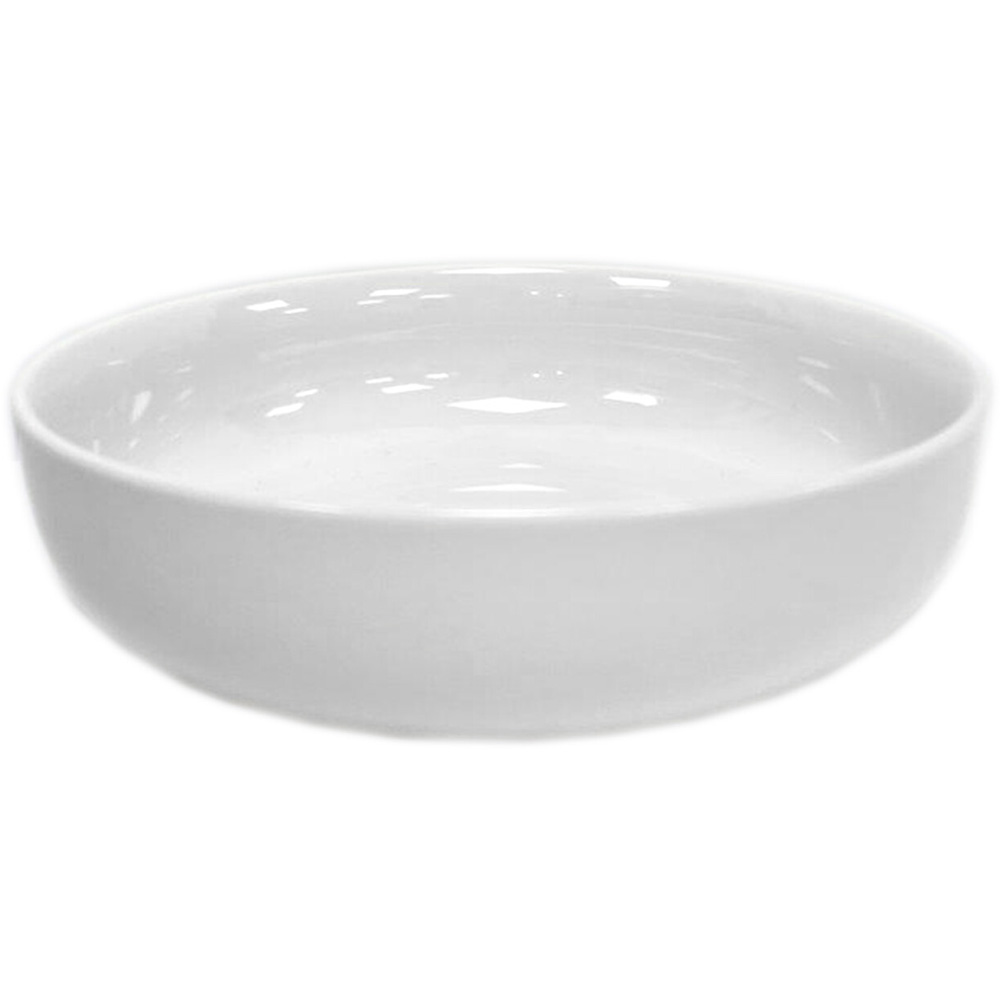 White Contemporary Pasta Bowl Image