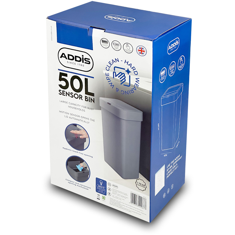 Addis Sensor Bin Grey Image 3