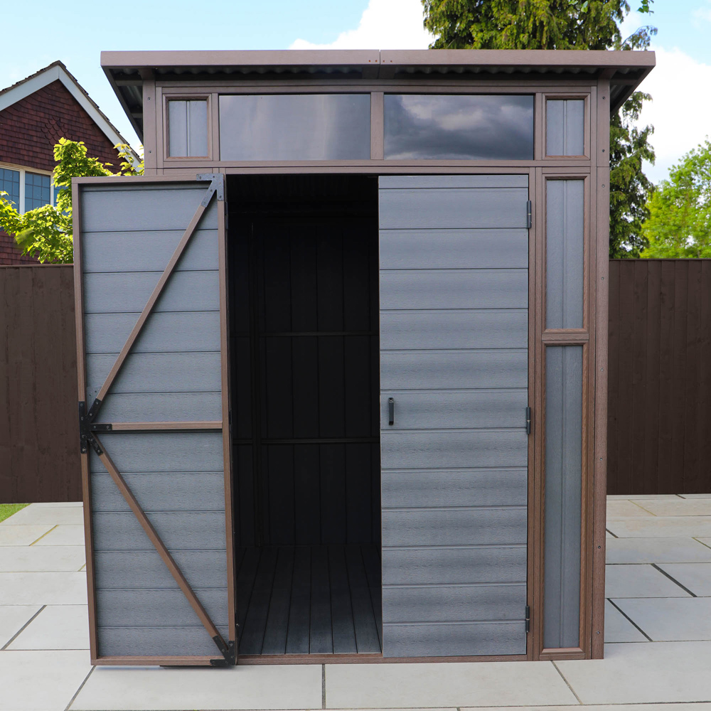 Mercia 2.13 x 2.13m Premium Composite Pent Shed Image 4