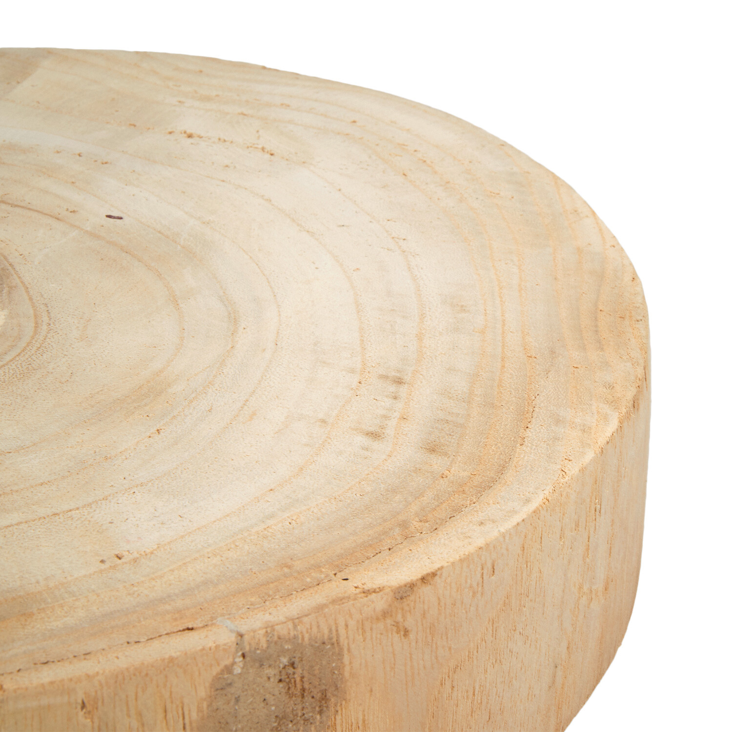 Wooden Footstool - Natural Image 3