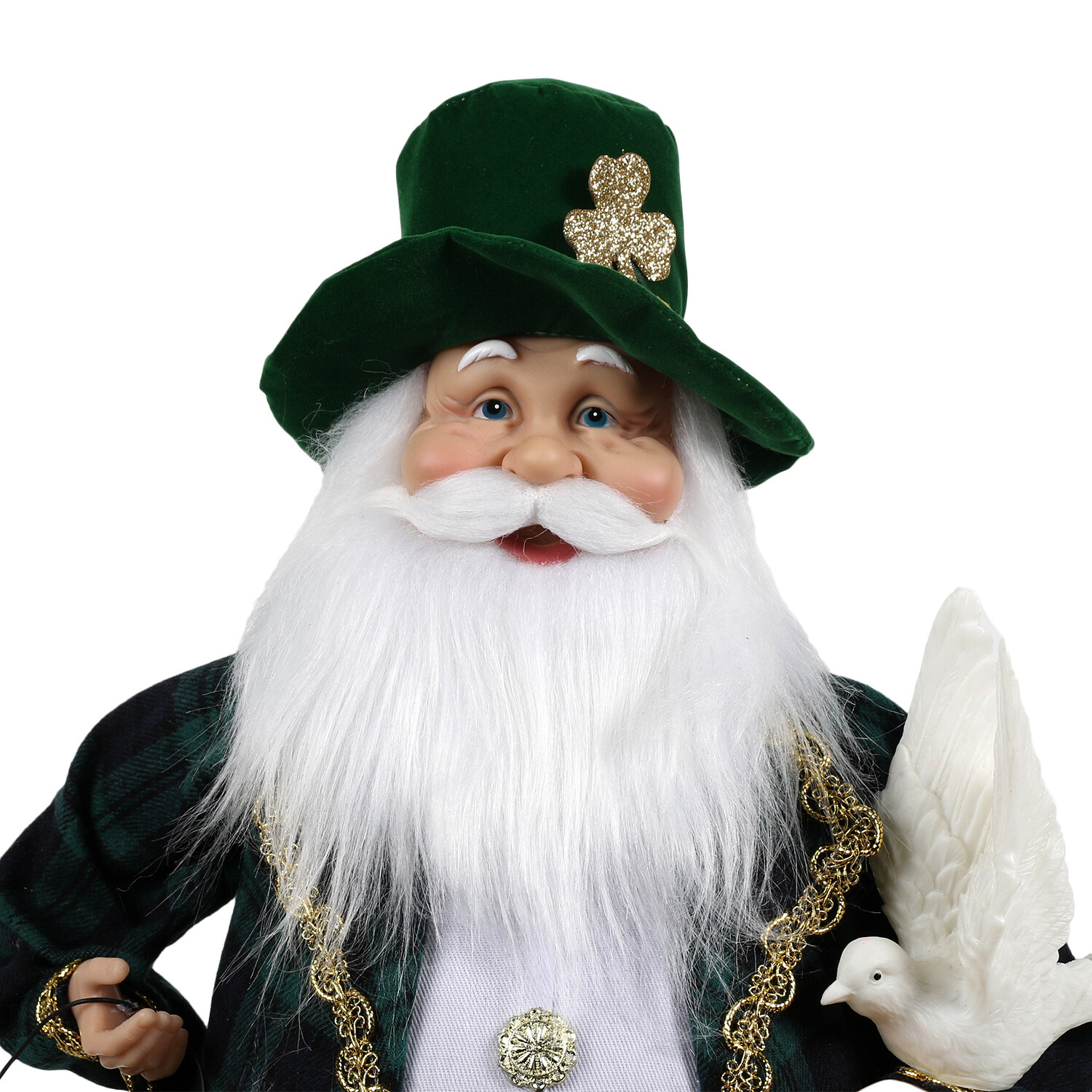 Irish Standing Santa - Green Image 3