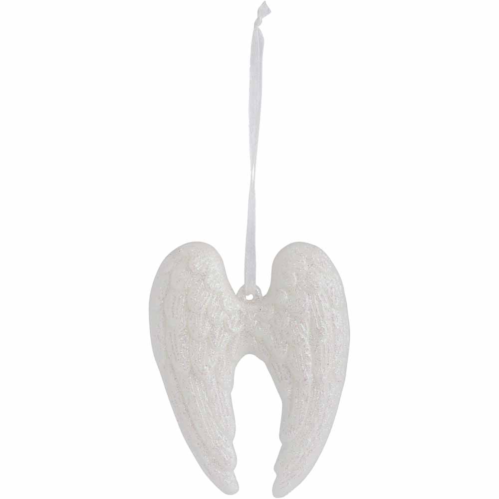 Wilko Magical Angel Wing Ornament 6 Pack Image 2