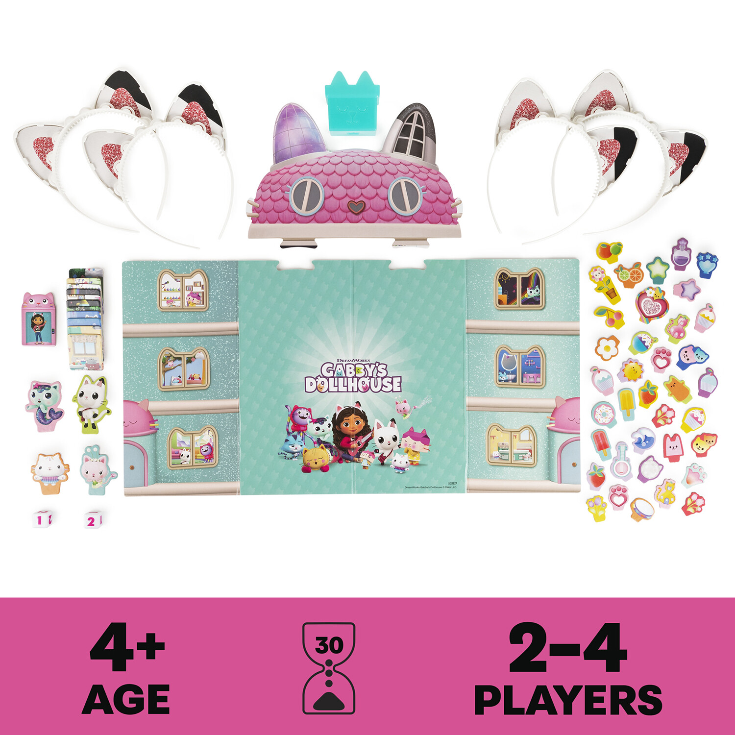 Dreamworks Gabby's Dollhouse Meow Mazing Game Playset Image 4