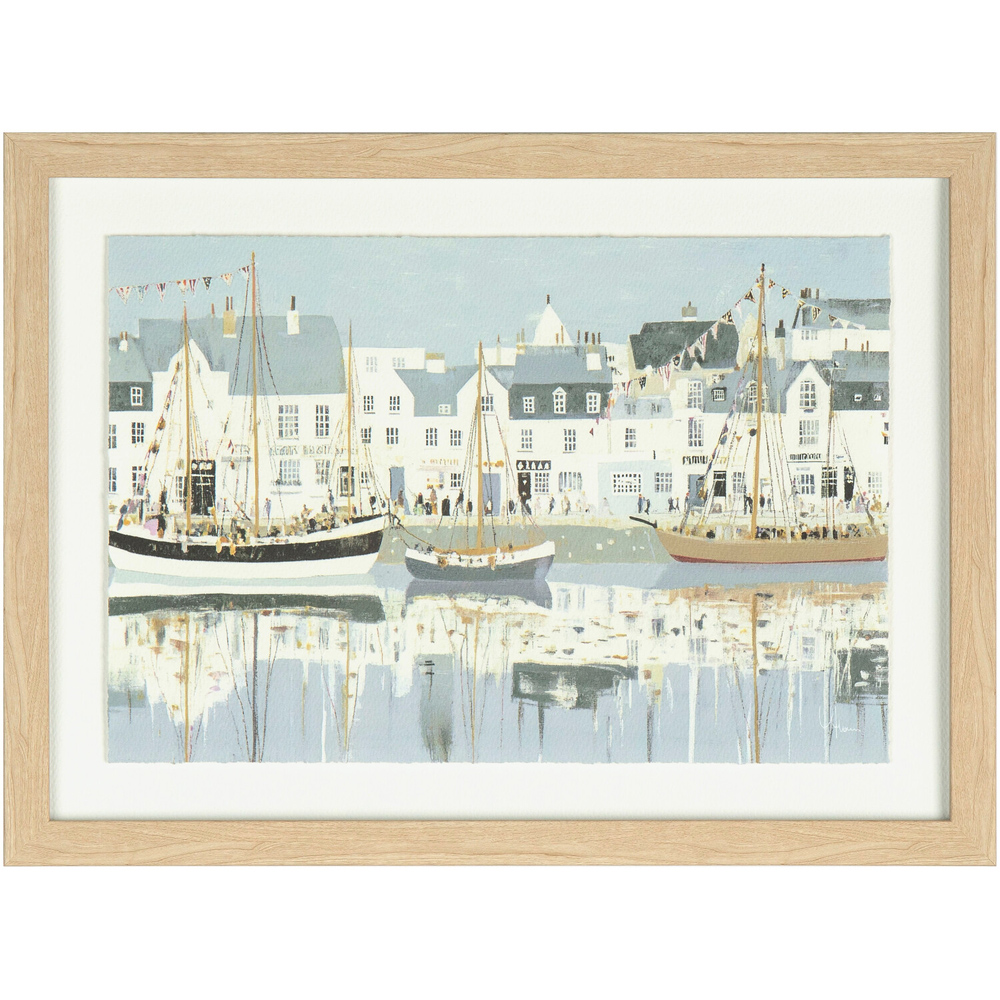 Harbour Side Wooden Framed Art Image 5