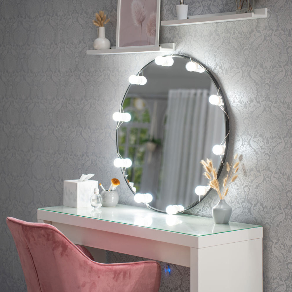 ValueLights 10 LED Bulb Stick On Hollywood Vanity Lighting Strip Image 2