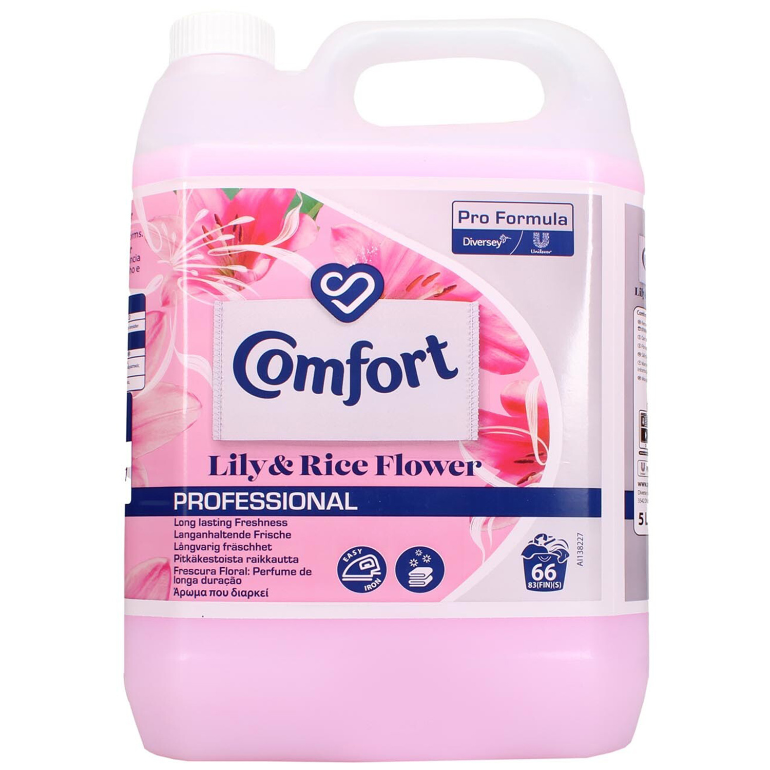 Comfort Lily and Rice Flower Professional Fabric Conditioner 5L Image