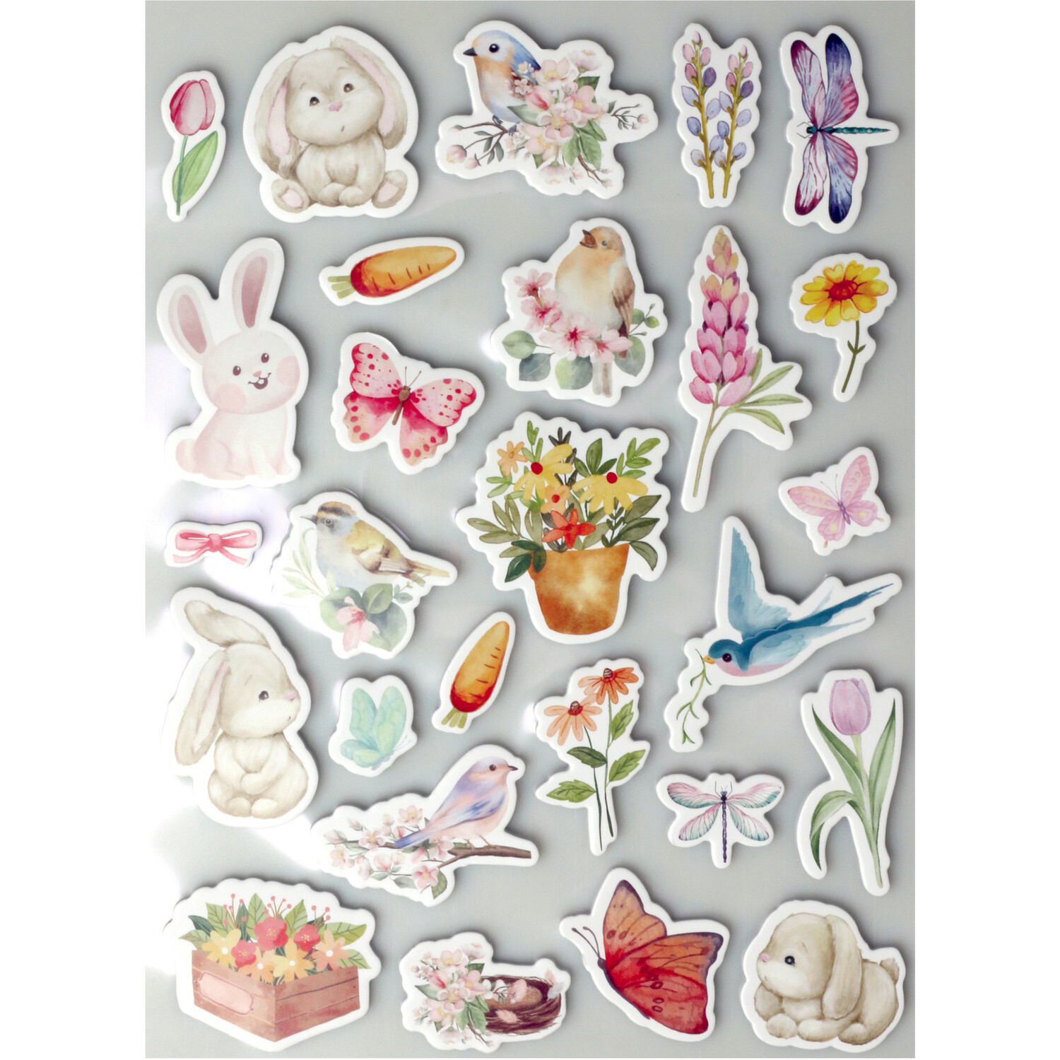 Easter Spring 3D Stickers - Multicolour Image 4