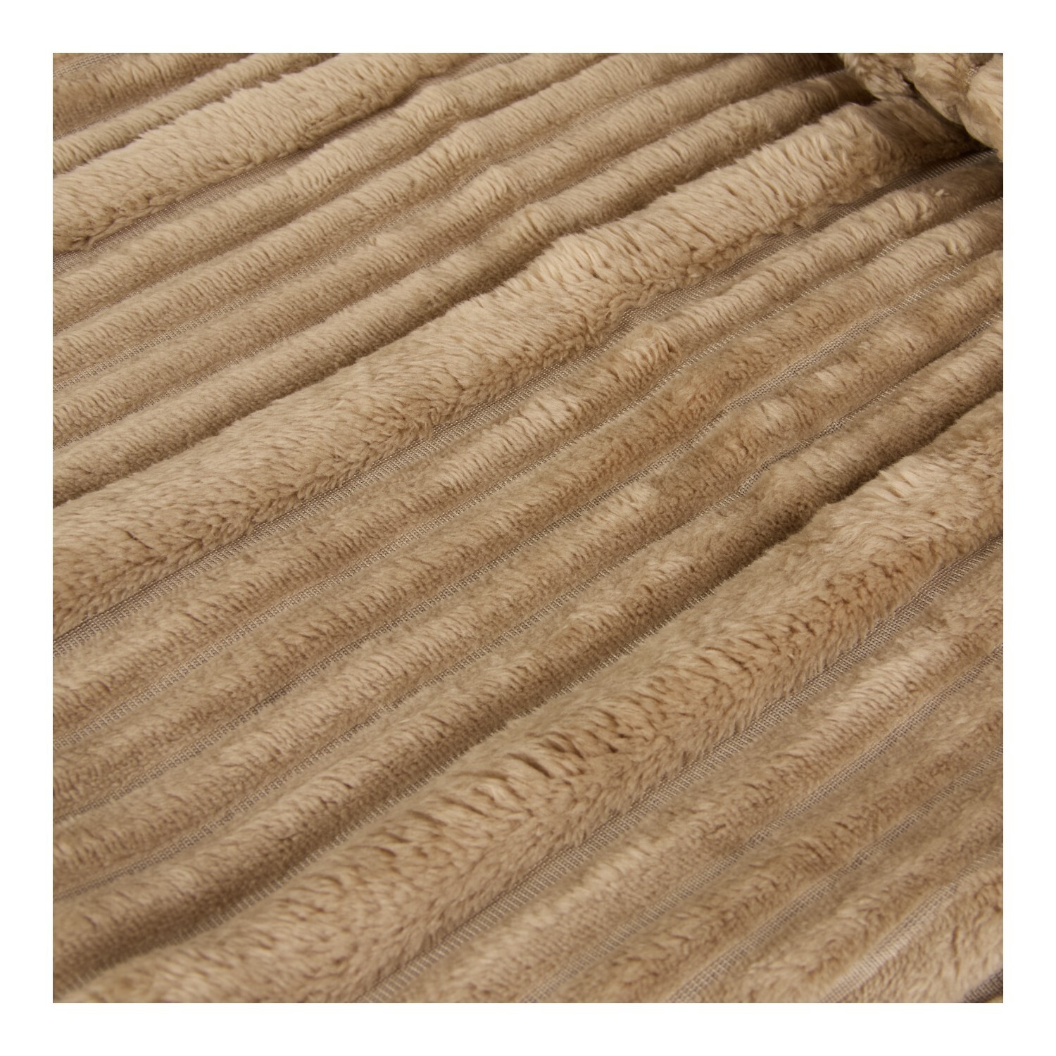 Brooklyn Extra Large Ribbed Throw Mink Image 5