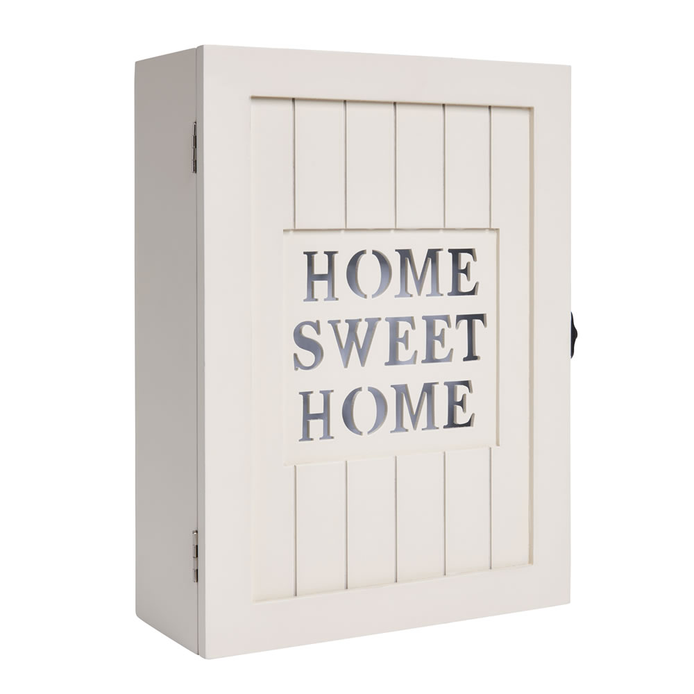 Wilko Light Up 'Home Sweet Home' Key Holder Box Image 1