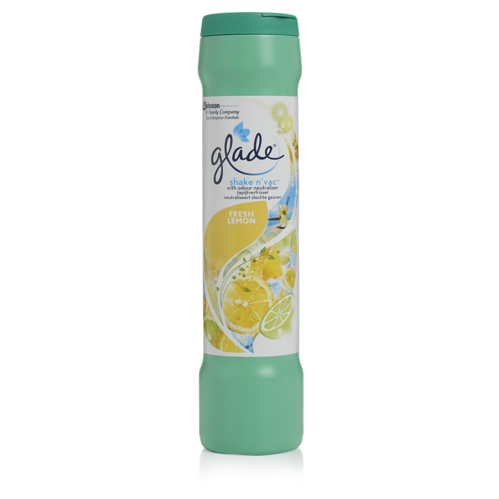 Glade Shake n Vac Fresh Lemon 500g  - wilko