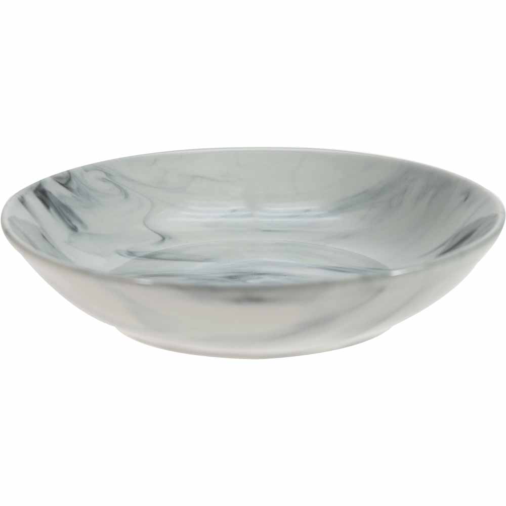 Wilko Marble Design Pasta Bowl Image 1