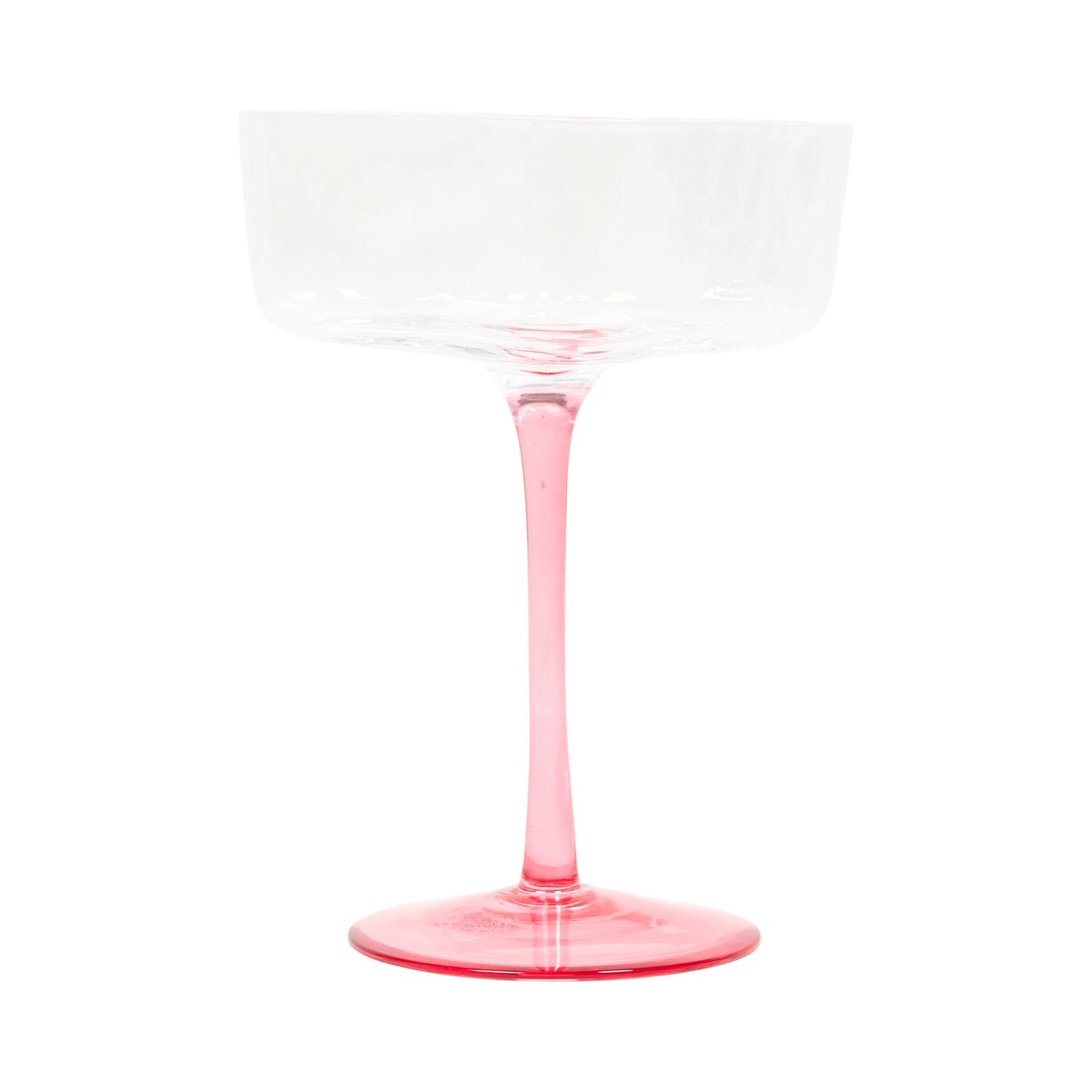 Heart Shape Champagne Coupe Pink Image 3