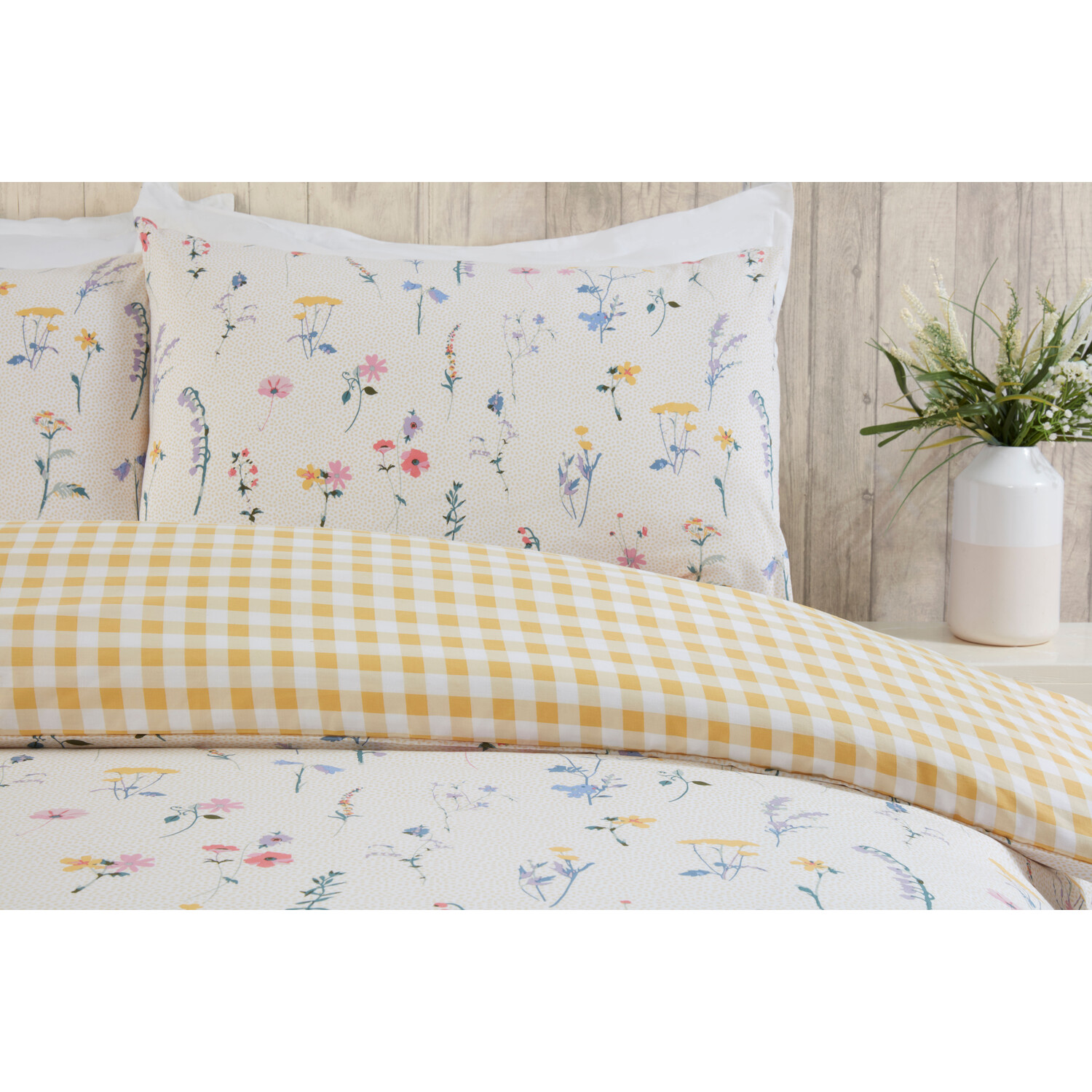 Divante Double Meadow Flowers Duvet Cover with Pillowcase Set Image 3