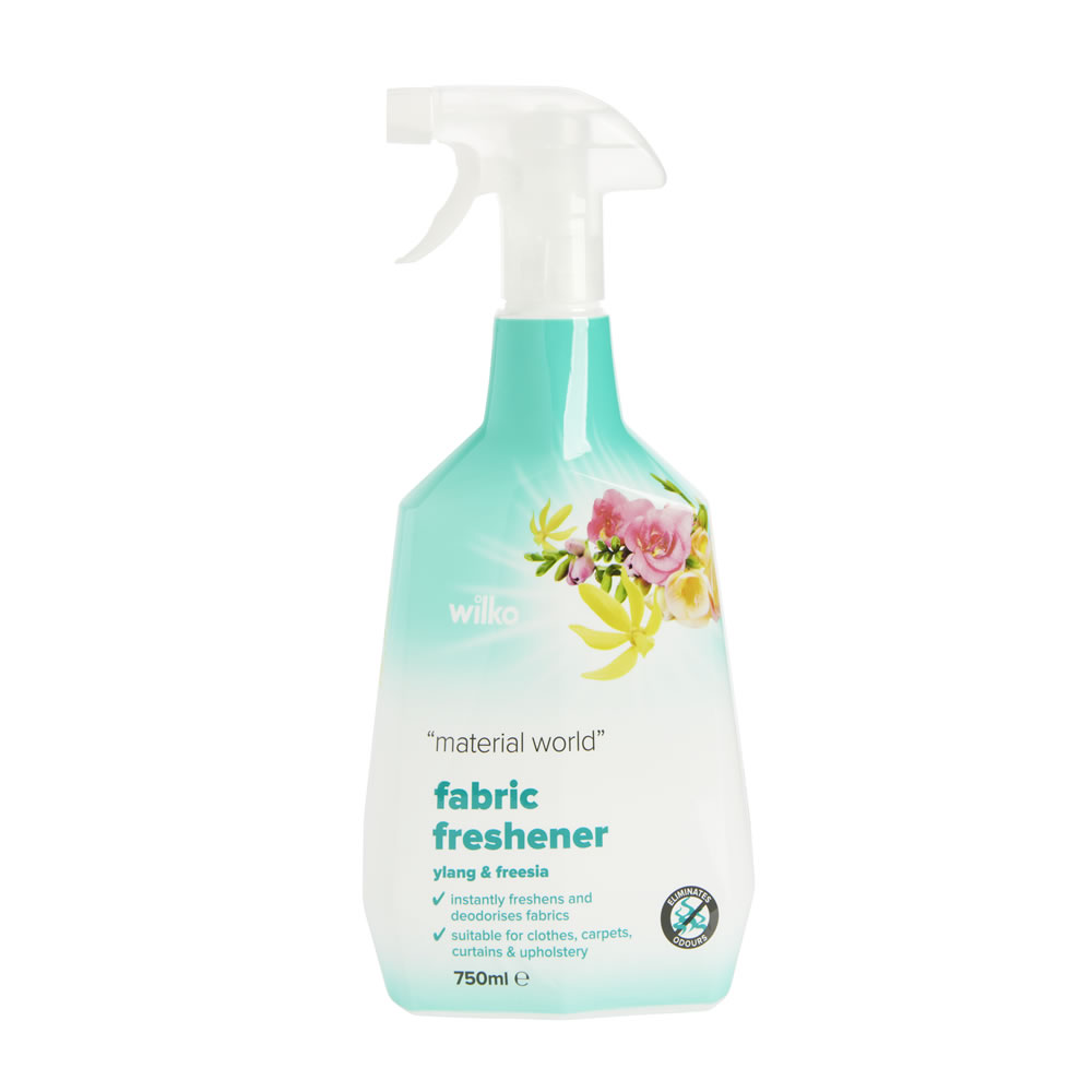 Wilko Exotic Ylang and Freesia Fabric Freshener 750ml Image 1