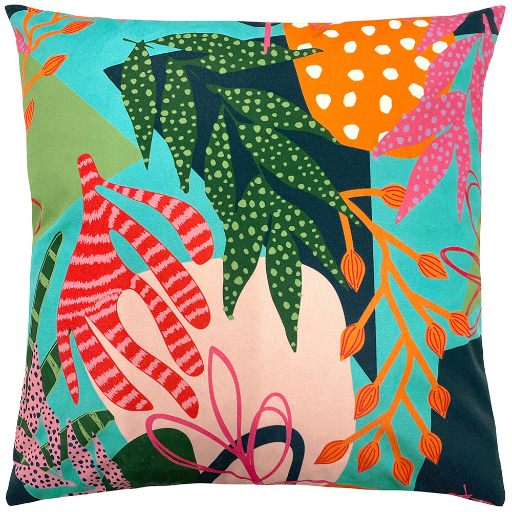 furn. Coralina Multicolour Floral Outdoor Cushion Image 1