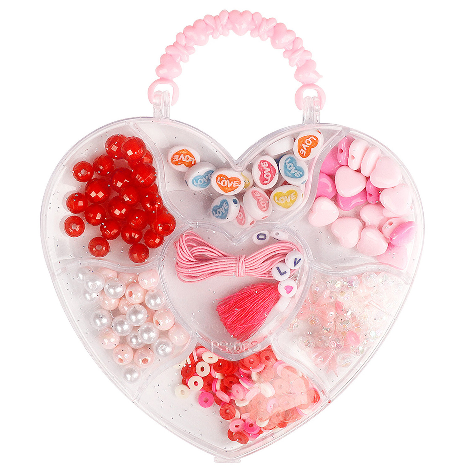 Make Your Own Heart Bracelet Kit - Multicolour Image 2