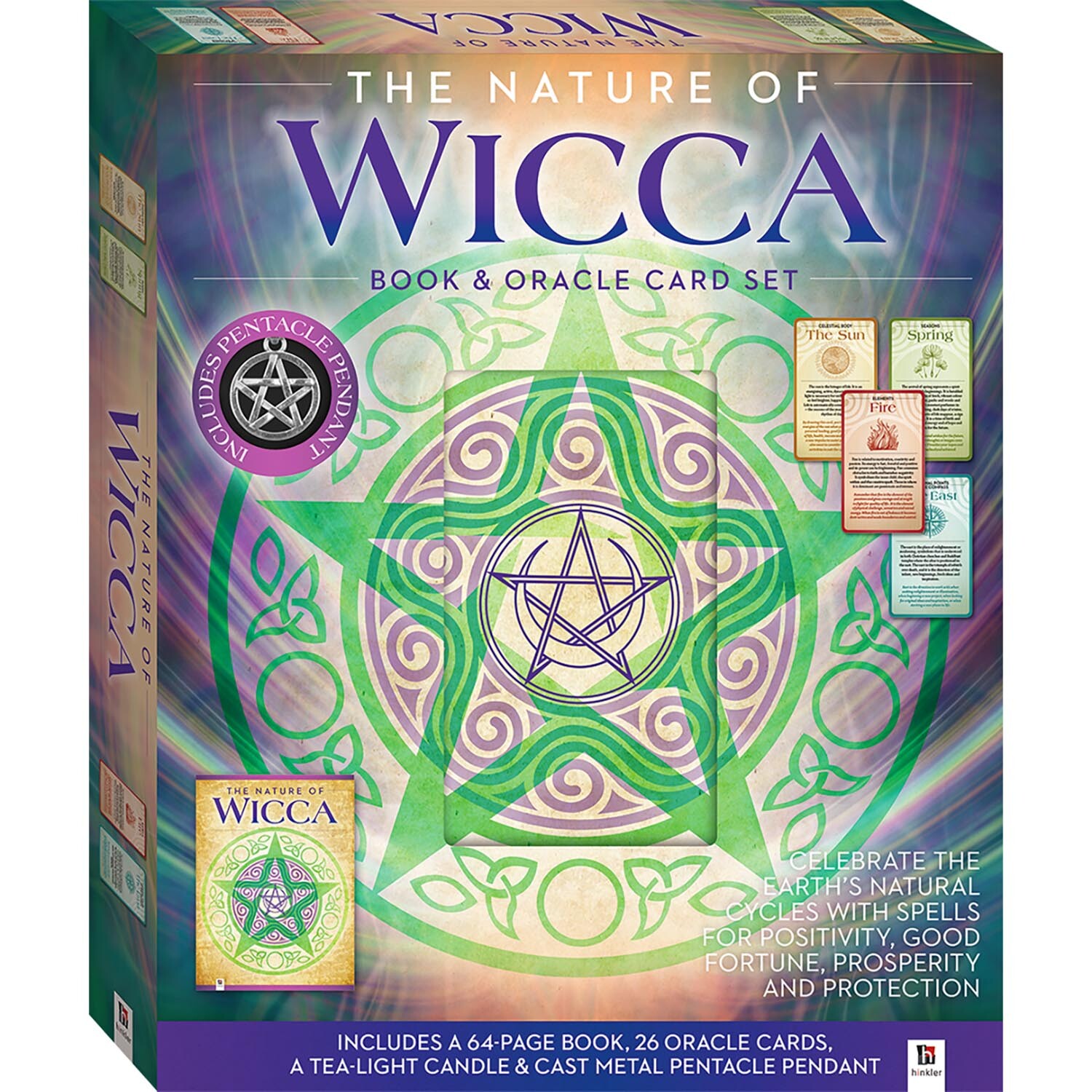 Hinkler The Nature of Wicca Book and Card Set Image