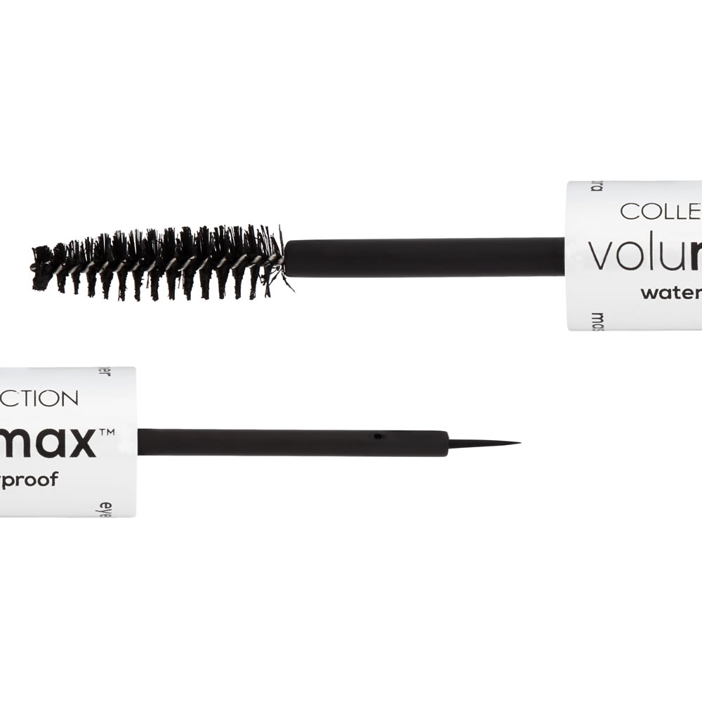 Collection Volumax Waterproof Eyeliner & Mascara Duo Ultra Black Image 3