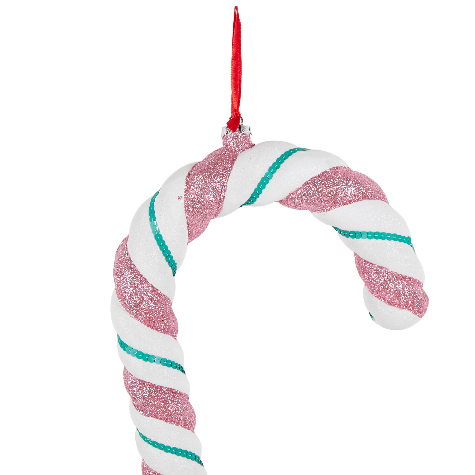 Giant Glitter Candy Cane - Red Image 3