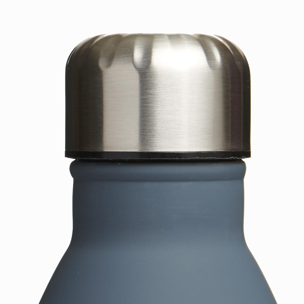 Wilko 1L Matt Grey Double Wall Water Bottle Image 4