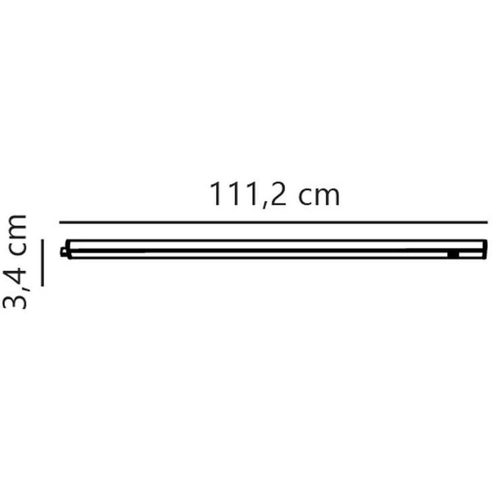 Nordlux Renton 110 1450 Lumens 2700K White LED Batten Fitting Light Image 6