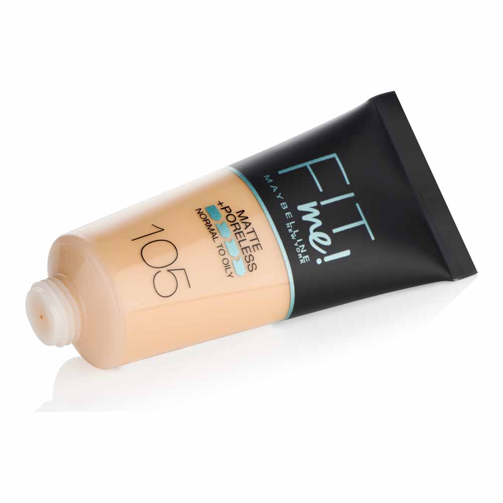 Maybelline Fit Me! Matte and Poreless Foundation Natural Ivory 105 30ml Image 3