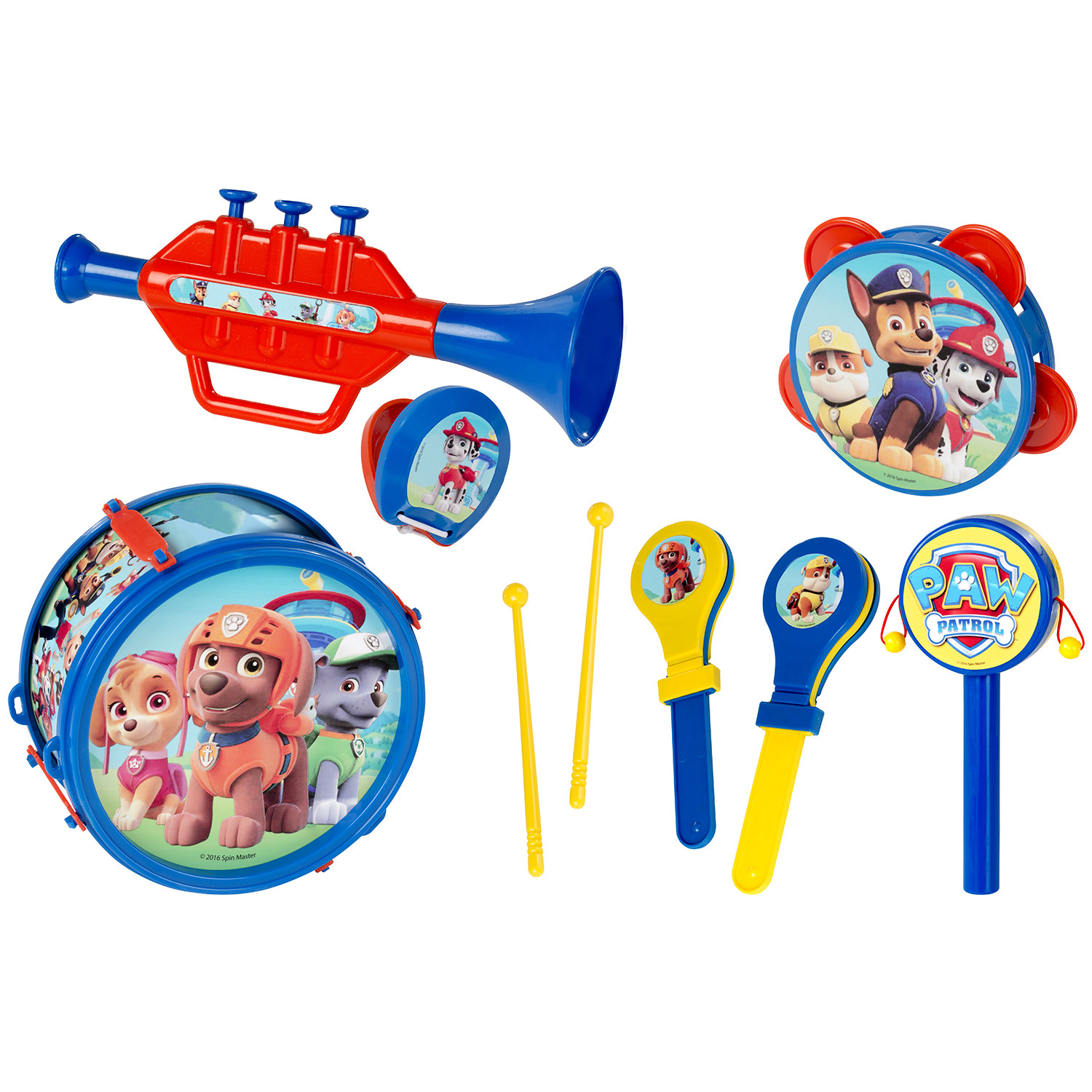 Paw Patrol Paddle-Drum Musical Band Set Image 2