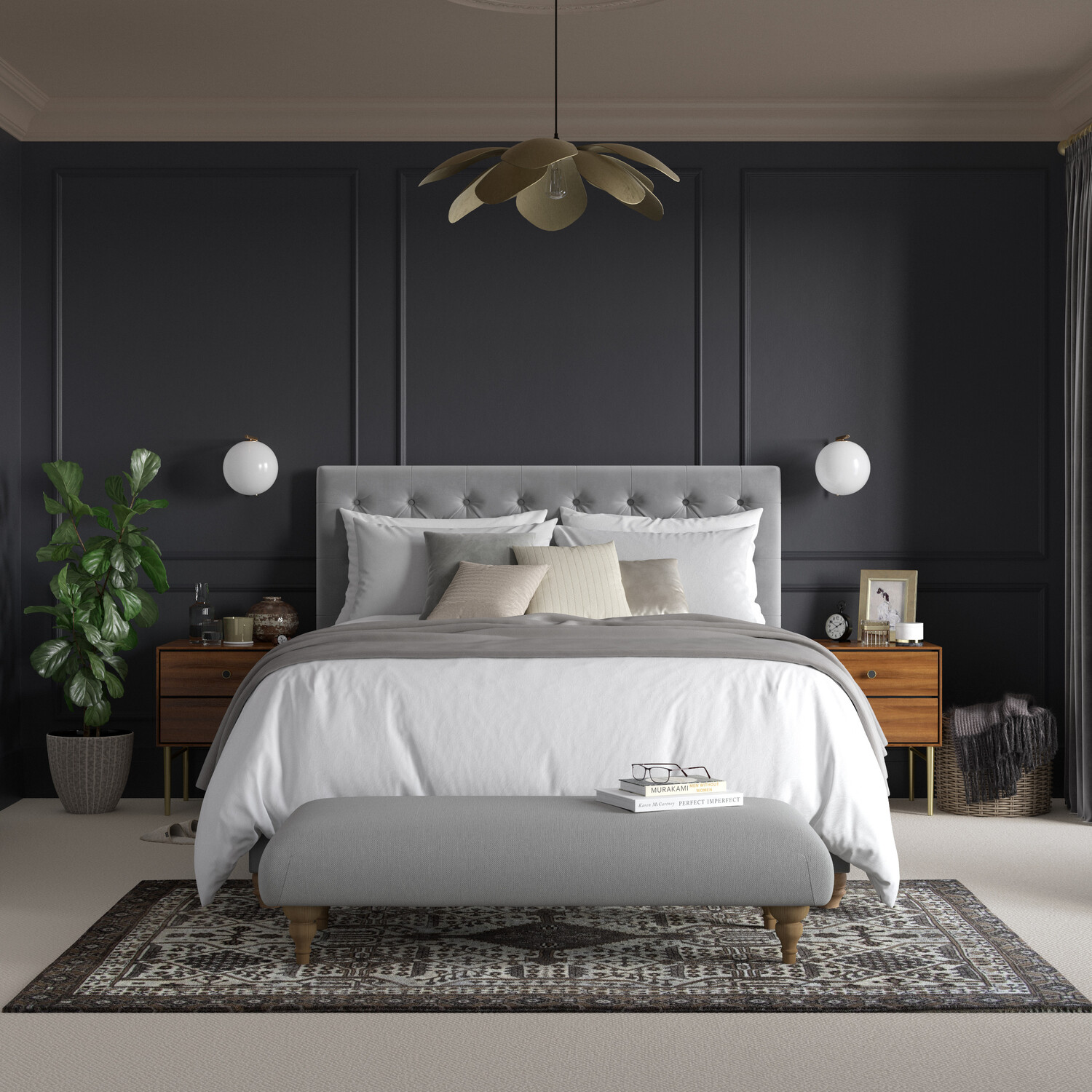Dulux Heritage Walls and Ceilings Ravens Flight Velvet Matt Emulsion Paint Tester Image 5