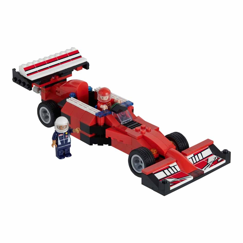 Single Wilko Blox Medium Racing Car in Assorted styles Image 2