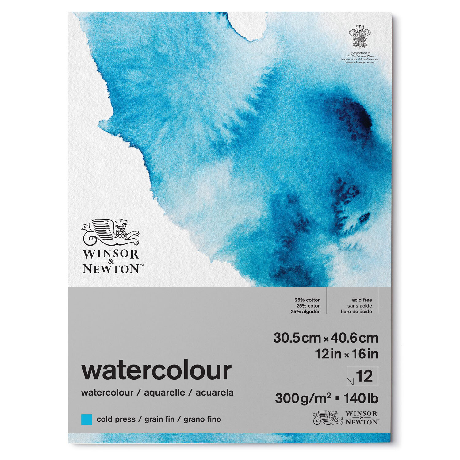 Winsor & Newton Watercolour Cold Press Pad - 30.5x40.6cm Image 1