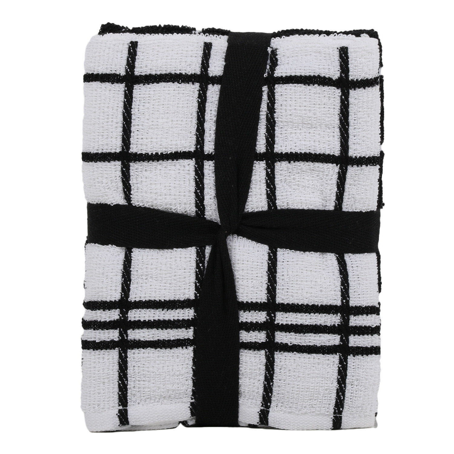 Epsom Black Tea Towel 3 Pack Image