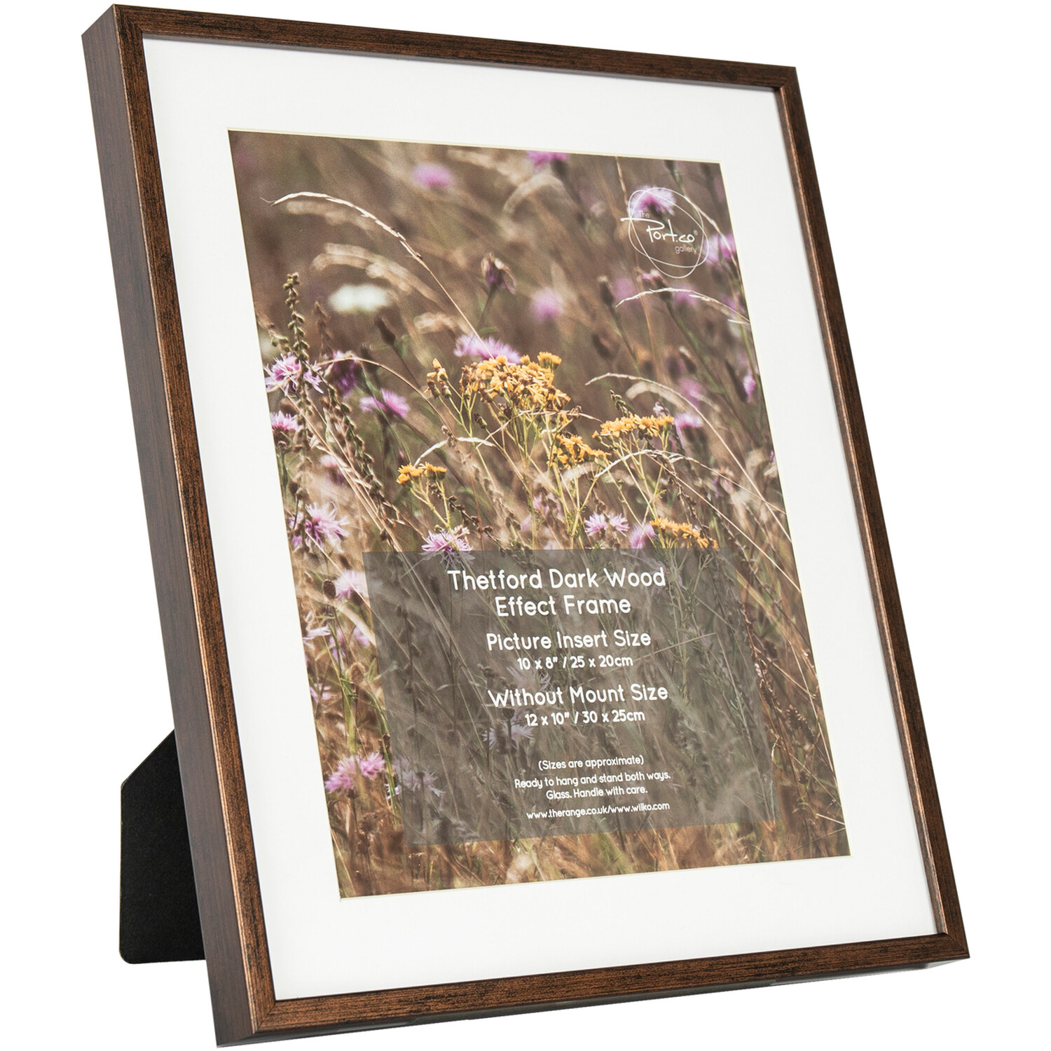 Thetford Dark Wood Effect Frame Brown 6 x 8in Image 1