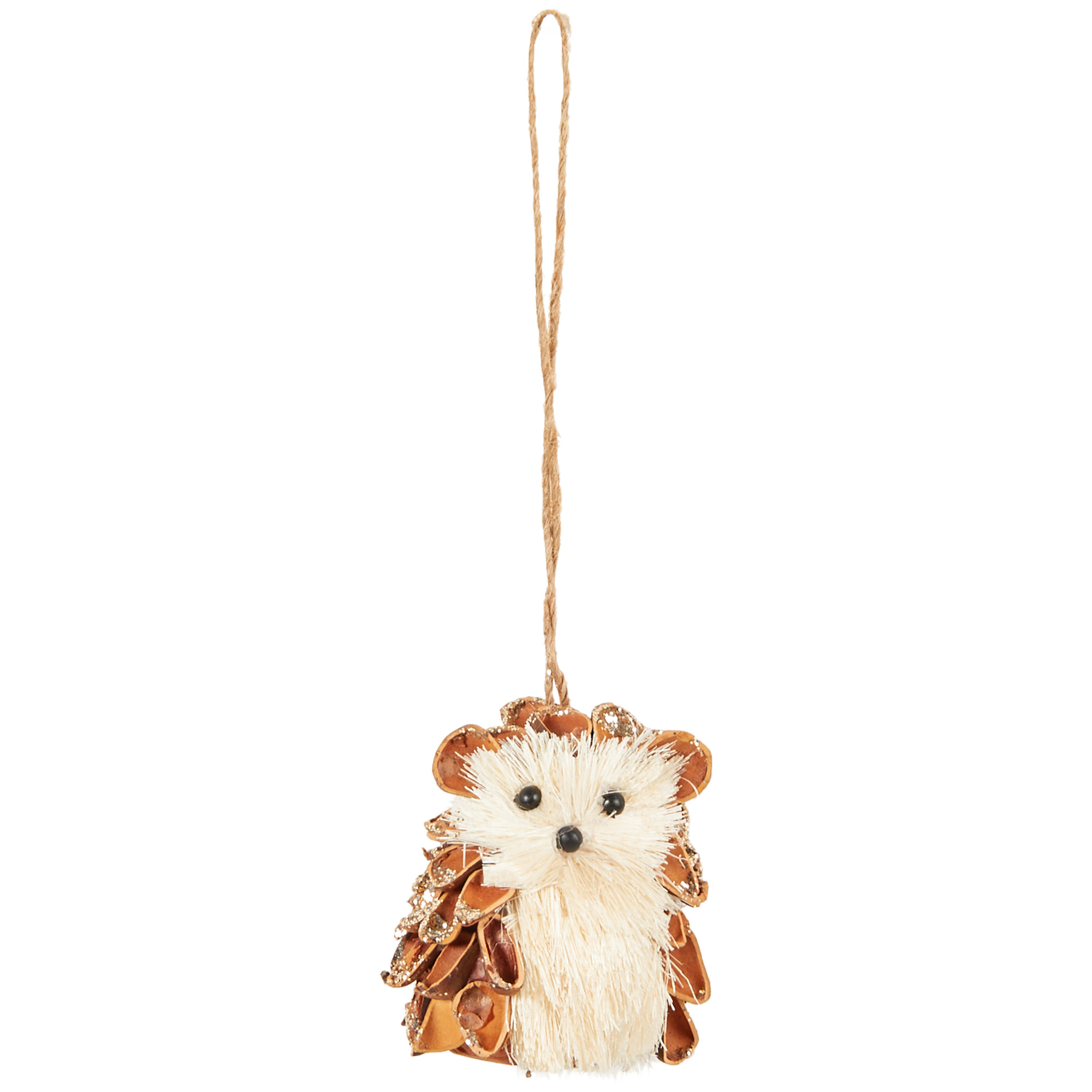 Hanging Glitter Hedgehog Decoration Image 1