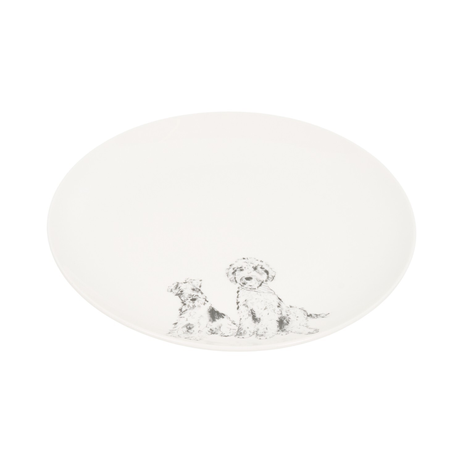 Waggy Tails Dinner Plate White Image 2