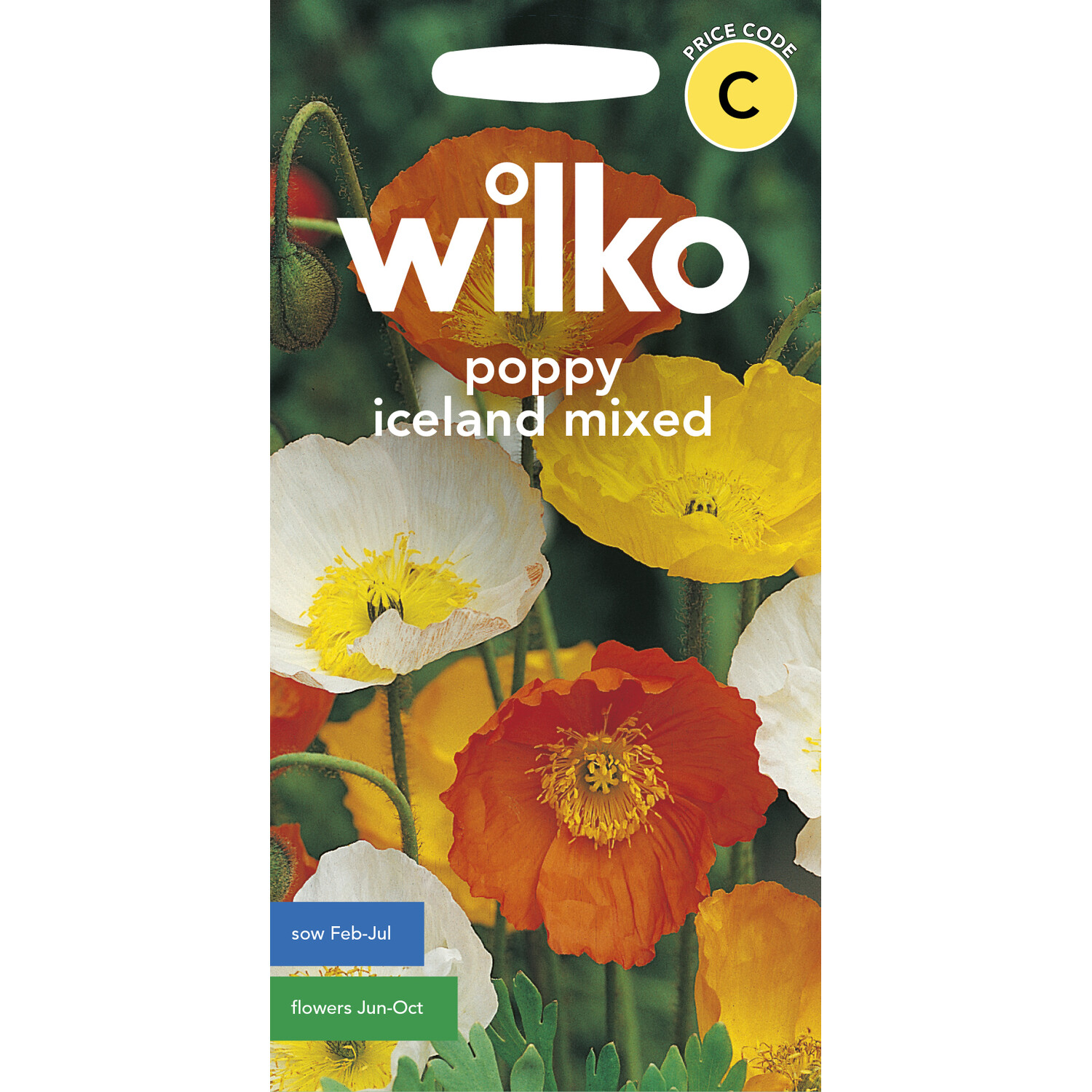 Wilko Poppy Iceland Mixed Seeds Image 1