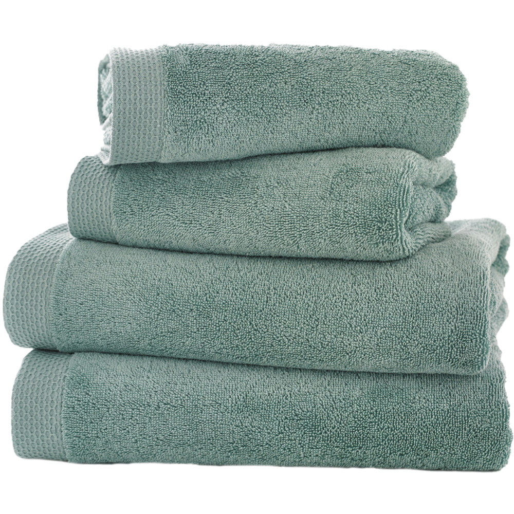 The Lyndon Company Egyptian Spa Duckegg Bath Sheet Image