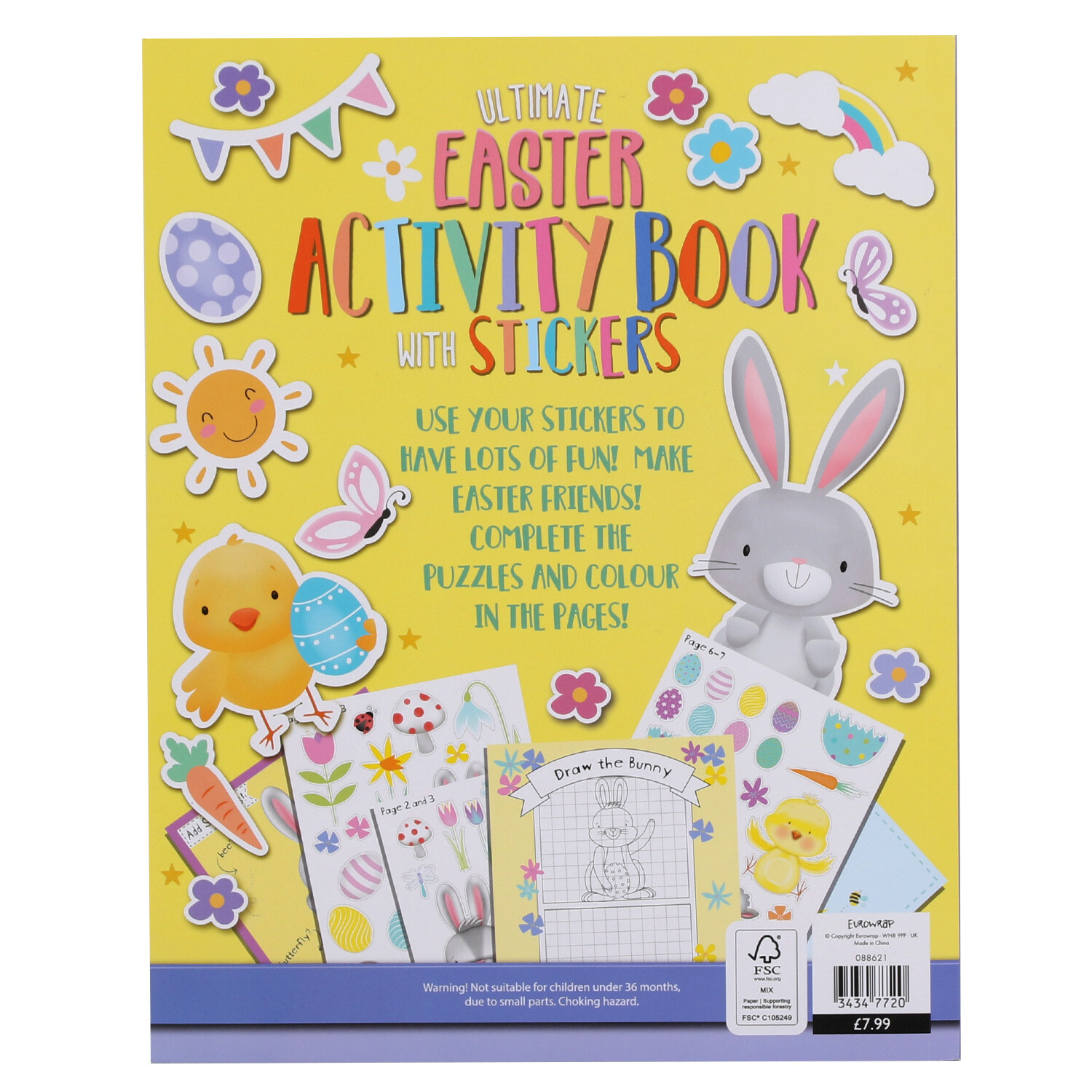 Easter Activity Book with Stickers Image 2