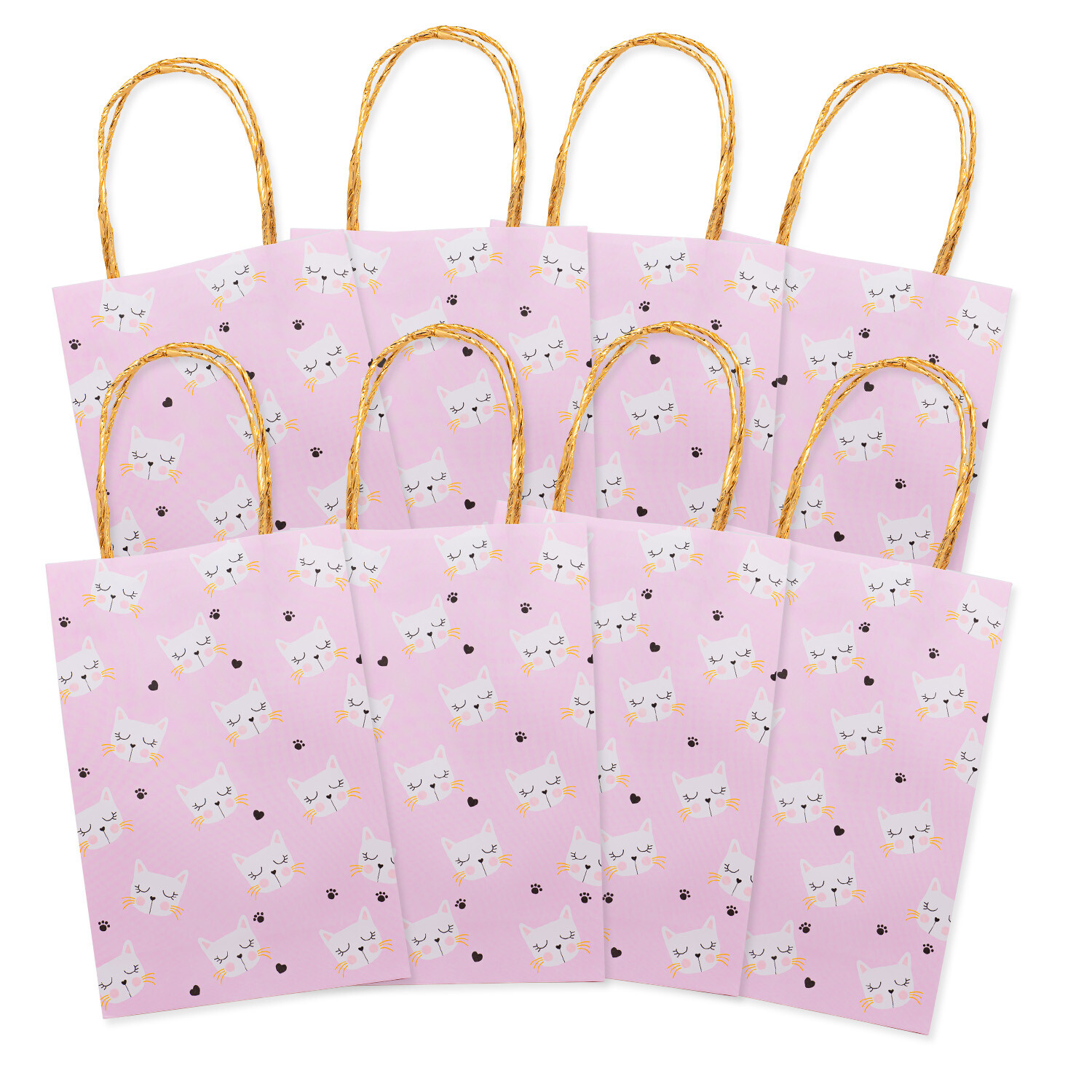 Pack of 8 Kitten Party Bags Pink Image 4